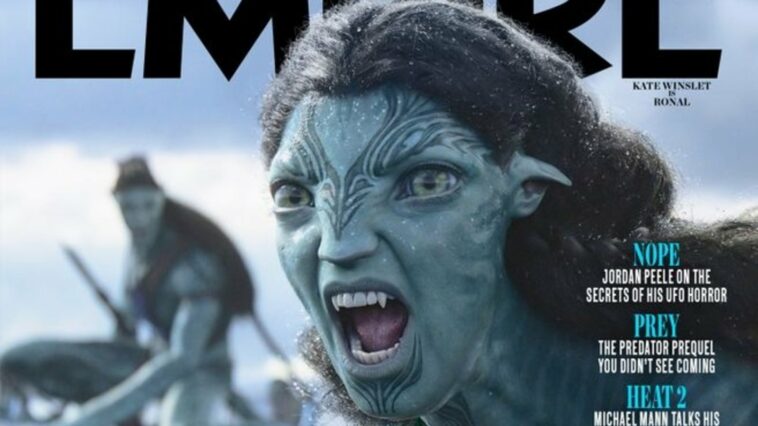 Avatar The Way of Water: el look de Kate Winslet como el guerrero Na'vi Ronal revelado, se verá con un 'bebé por nacer' a bordo