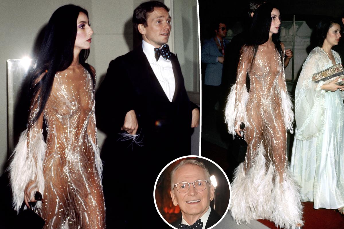 Bob Mackie sobre el vestido 'desnudo' de Cher: 'Ella nunca se sintió intimidada'