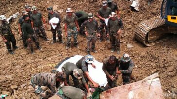 Búsqueda de deslizamiento de tierra en India entra en tercer día con 25 muertos