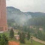 La alcaldía local se vio obligada a aclarar que la enorme nube de cannabis 'no era un incendio'