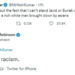 El comentarista político conservador Calvin Robinson se ha enfrentado con el comediante Nish Kumar por los comentarios que hizo sobre Boris Johnson.