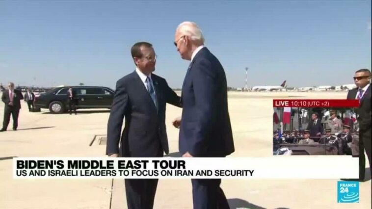 Gira de Biden por Oriente Medio: los líderes estadounidenses e israelíes se centrarán en Irán y la seguridad