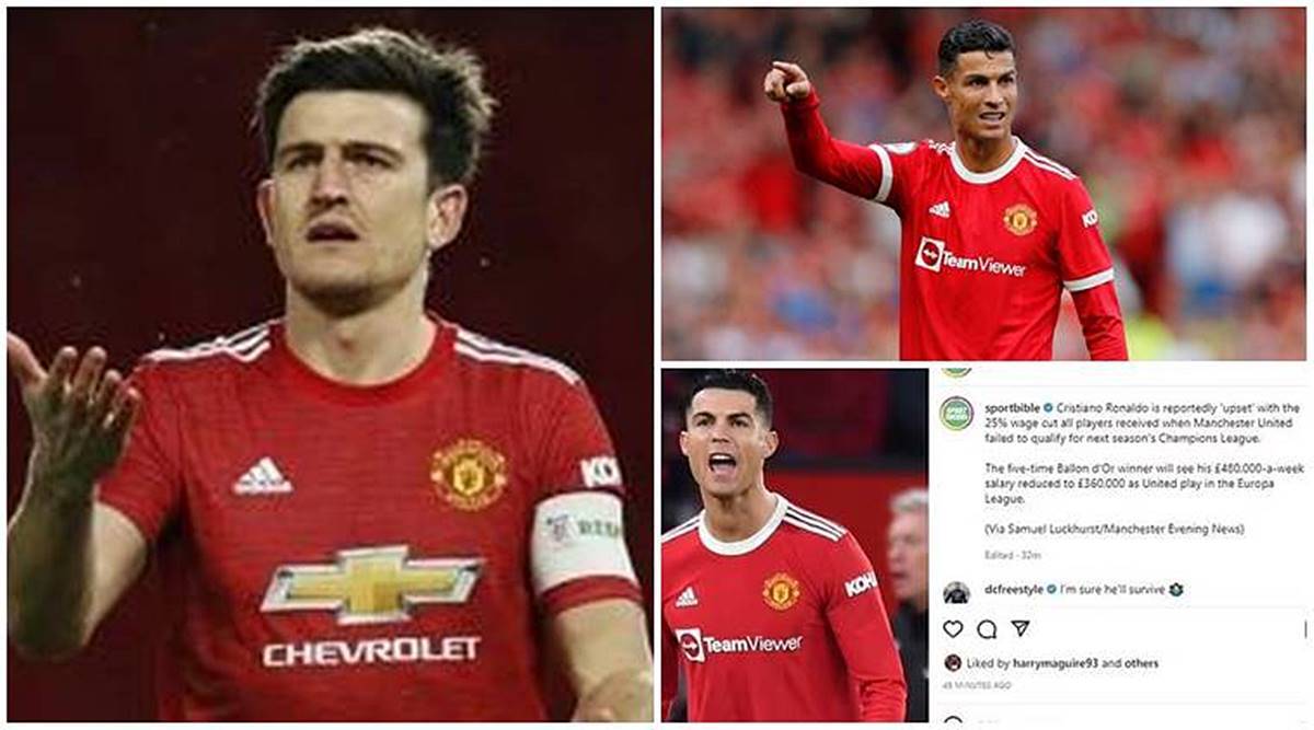 Harry Maguire, Cristiano Ronaldo, Instagram, Harry Maguire Instagram, Cristiano Ronaldo Instgram, Maguire Ronaldo Instagram