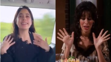 Janhvi Kapoor hace una imitación casi perfecta de la Janice de Friends con su icónica línea y risa 'Oh my God'.  Reloj