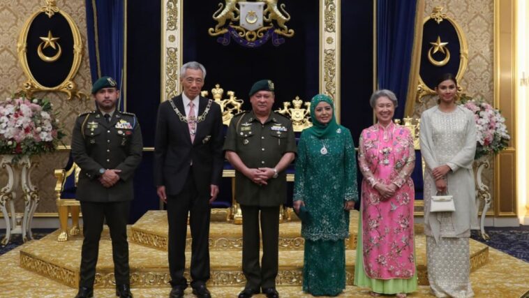 Johor Sultan se reunirá con la presidenta Halimah y el primer ministro Lee durante una visita oficial a Singapur