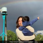 Kareena Kapoor, Son Jeh And A Picture-Perfect Rainbow. What