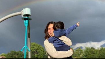 Kareena Kapoor, Son Jeh And A Picture-Perfect Rainbow. What