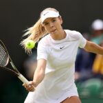 Katie Boulter busca asegurar un lugar en la segunda semana de Wimbledon hoy cuando se enfrente a Harmony Tan en la tercera ronda del Grand Slam de tenis (en la foto de hoy)