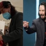 Keanu Reeves 'responde felizmente' a las preguntas rápidas de los fanáticos en el aeropuerto de Nueva York, Twitter lo llama ser humano perfecto