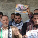 Los habitantes de Gaza protestan contra la política de detención administrativa israelí