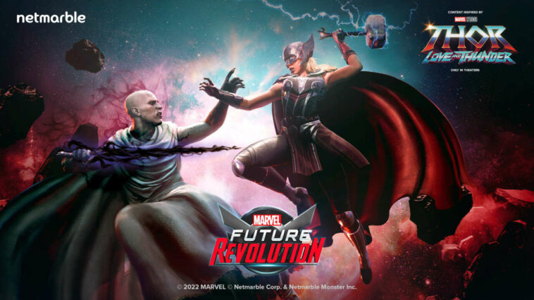 Los jugadores de Marvel Future Revolution deben rescatar a Thor para su nuevo contenido Love and Thunder