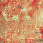 Los mapas de calor revelan que el calor se disipa más lentamente en las áreas urbanas creando