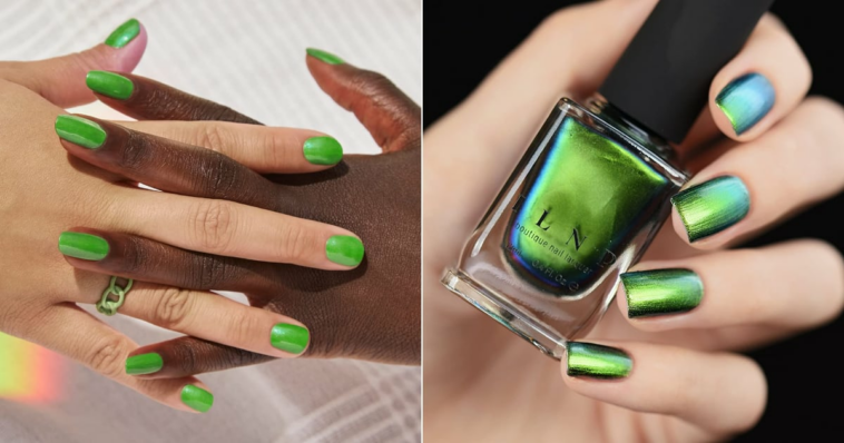 Los mejores esmaltes de uñas verdes para una manicura fresca
