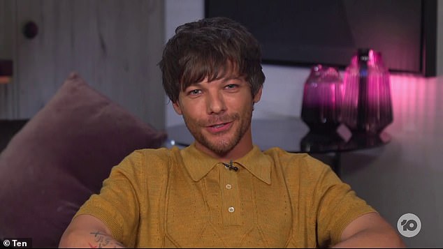 ¿Problema?  Louis Tomlinson criticó a los anfitriones de The Project, Peter Helliar y Carrie Bickmore, cuando se refirieron a la entrevista de Liam Payne sobre su tiempo en One Direction el miércoles.