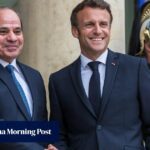 Macron de Francia recibe a aliado cercano de Egipto al-Sisi en París