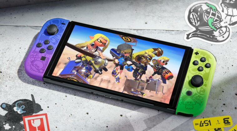 Nintendo presenta la edición especial de la consola Switch OLED con temática de Splatoon 3