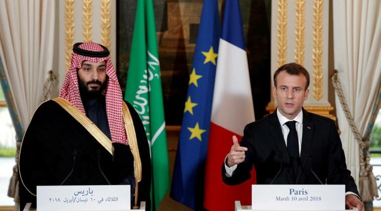 Mohammed bin Salman, Emmanuel Macron, Saudi Arabia, France