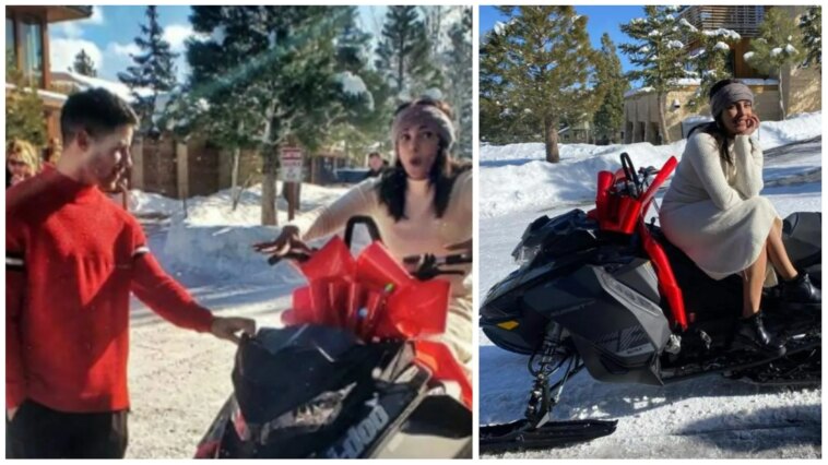 Priyanka Chopra dice que no estuvo expuesta a la cultura del esquí en India: "Nick Jonas me compró una moto de nieve para que pueda seguir el ritmo"