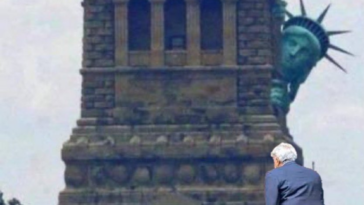 Propuesta de AMLO sobre la Estatua de la Libertad desata “campaña” de memes en redes