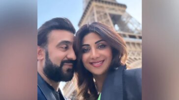 Shilpa Shetty Shares An Adorable Pic With Husband Raj Kundra From Paris Vacation