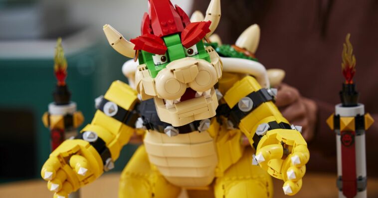 Super Bowser ahora tiene su propio set de Lego Mario de 2,807 piezas