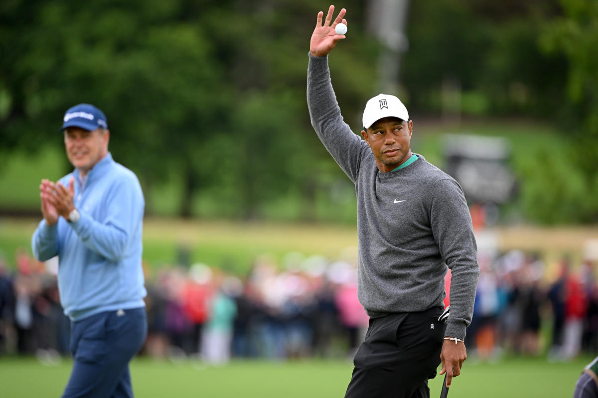 Tiger Woods listo para el Abierto Británico después de una pausa, aparición profesional en Irlanda
