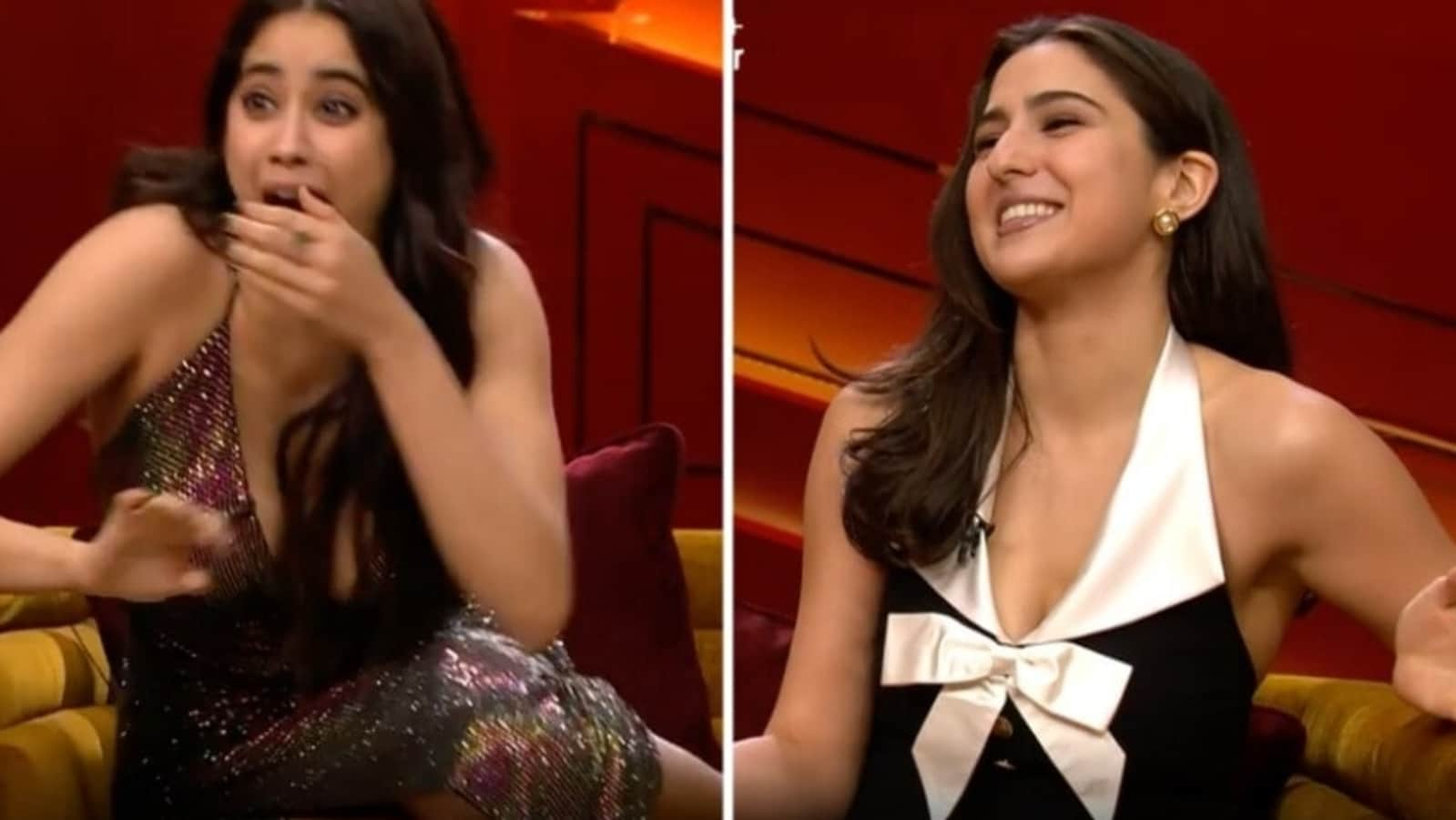 Twitter no está nada impresionado con Sara Ali Khan, el snoozefest de Janhvi Kapoor de un episodio de Koffee With Karan: 'Es horrible'
