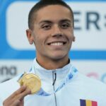 Adolescente rumano David Popovici rompe récord de 100 m estilo libre masculino
