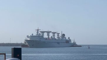 Barco de investigación chino atraca en puerto Hambantota de Sri Lanka, dice funcionario
