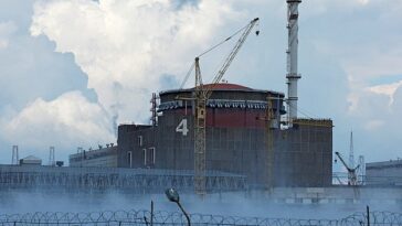 Un ataque ruso a los contenedores de combustible nuclear gastado en la central eléctrica de Zaporizhzhia provocaría una 'catástrofe', ha dicho el jefe de la agencia de energía atómica del país (archivo)