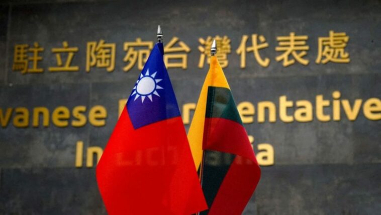 China sanciona a viceministra lituana por visita a Taiwán
