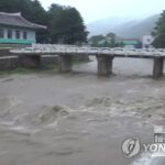 Corea del Norte emite alerta de fuertes lluvias para las regiones del sur