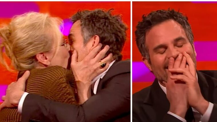 Cuando Meryl Streep besó a Mark Ruffalo por su suave elogio de su belleza, James McAvoy quiso oler su boca.