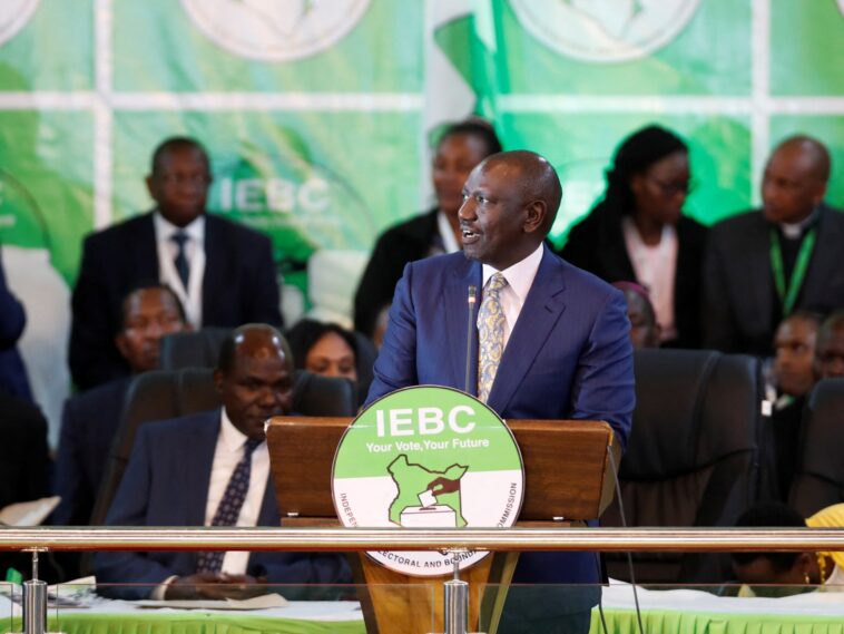 Drama, decepción en Nairobi cuando Ruto gana las elecciones en Kenia