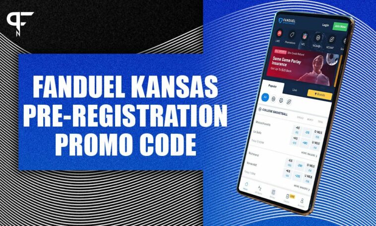 El código de promoción de FanDuel Kansas para el registro anticipado trae una apuesta gratis de $ 100