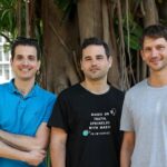 GrowthSpace founders Omer Glass, Izhak Keidar, and Dan Terner  credit: Kineret Rifkind