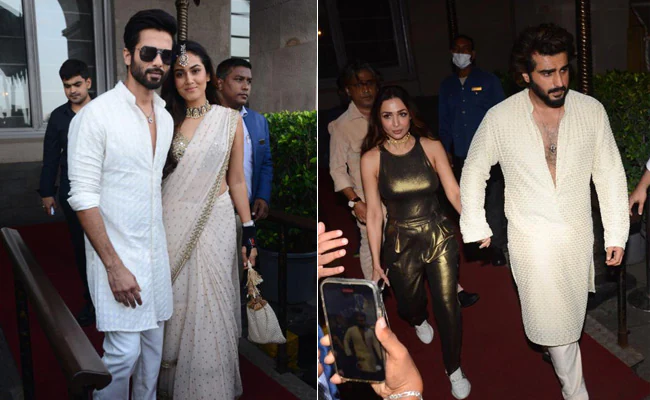 Fotos: En la boda de Kunal Rawal-Arpita Mehta - Shahid Kapoor-Mira Rajput, Malaika Arora-Arjun Kapoor
