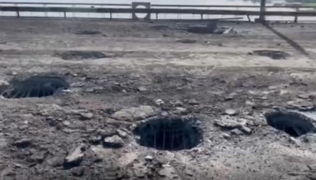 Fuerzas de defensa ucranianas confirman ataque en puente Antonivka