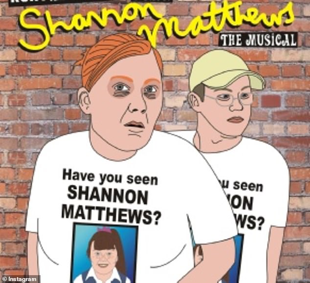 El grupo de comedia oscura K*** and the Gang ha vendido las entradas para su presentación de cuatro semanas de 'Shannon Matthews: The Musical' (en la imagen: un póster del espectáculo) en el Festival Fringe de Edimburgo este mes.