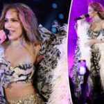 Jennifer Lopez luce un look salvaje en LuisaViaRoma x Unicef ​​Capri Gala 2022