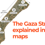 La Franja de Gaza explicada en mapas