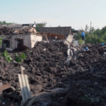La administración regional de Donetsk muestra las secuelas del ataque enemigo en Druzhkivka