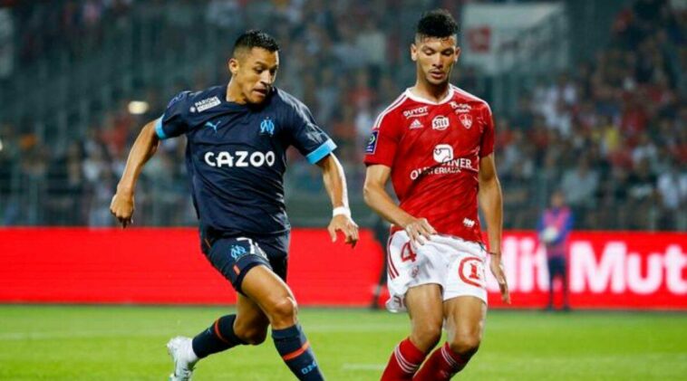 Ligue 1: Alexis Sánchez debuta con el Marsella en el empate 1-1 en el Brest