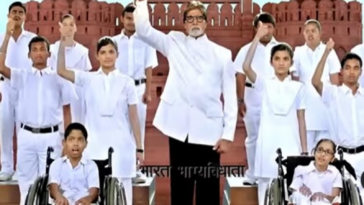Los fanáticos elogian a Amitabh Bachchan mientras toca el himno nacional en lenguaje de señas: Esto es hermoso