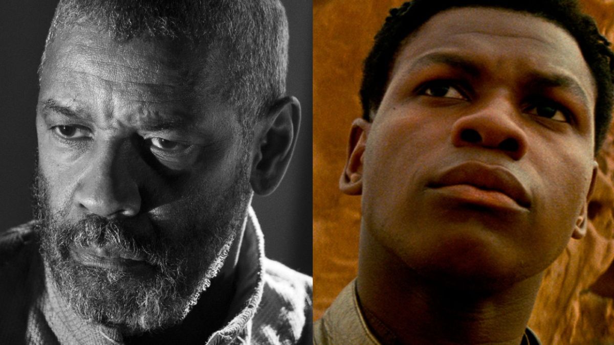 Denzel Washington in The Tragedy of Macbeth and John Boyega in Star Wars: The Rise of Skywalker