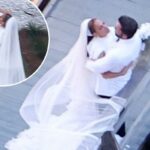 Mira el vestido de novia de Jennifer Lopez de la segunda ceremonia de Ben Affleck