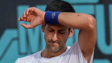 Novak Djokovic no vacunado fuera de la puesta a punto del US Open en Cincinnati