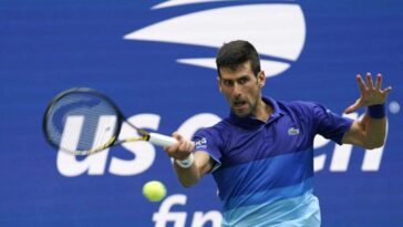 Novak Djokovic no vacunado fuera del US Open;  no puedo viajar a los estados
