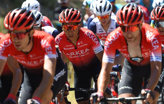 Quintana se retira de la Vuelta tras la descalificación del Tour de Francia