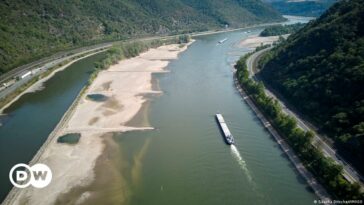Ríos secos: el tráfico se atasca en el Rin mientras la falla del motor empeora los problemas